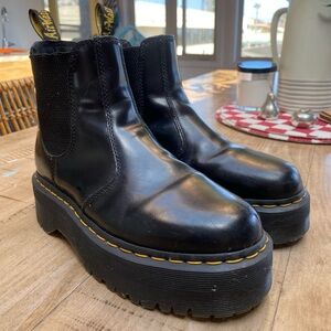 Platform Doc Marten Chelsea Boot